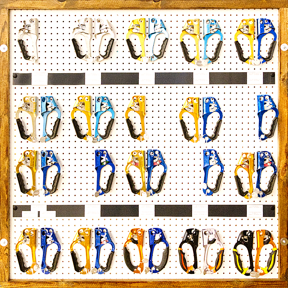 Stamped-frame Handled Eccentric Cam Ascenders I