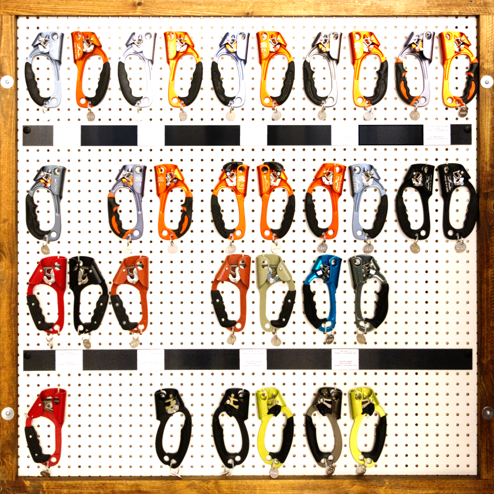 Stamped-frame Handled Eccentric Cam Ascenders III